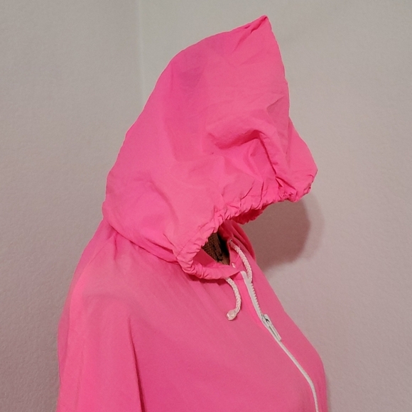 AVON FASHIONS Neon pink windbreaker jog running M - Picture 3 of 10
